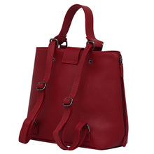 Load image into Gallery viewer, TOTE BAG BACKPACK HANDMADE IN GREECE FROM ITALIAN LEATHER