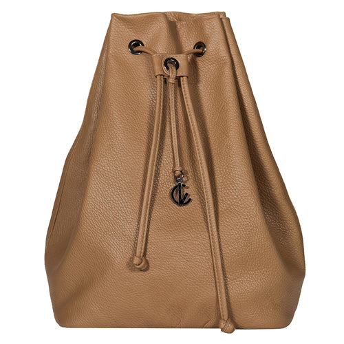 Backpack | Cappuccino | 100% Italian leather | Handcrafted | Greece |