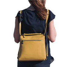Load image into Gallery viewer, MESSENGER  BAG BACKPACK HANDMADE IN GREECE FROM ITALIAN LEATHER

