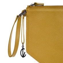 Load image into Gallery viewer, Clutch Bag | Yellow | Handbags | Handmade | 100% Italian Leather | Made in Greece
