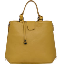 Load image into Gallery viewer, TOTE BAG BACKPACK HANDMADE IN GREECE FROM ITALIAN LEATHER
