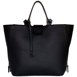 Handbag | Tote | Backpack | Black |  100% Italian leather | Handcrafted | Greece |